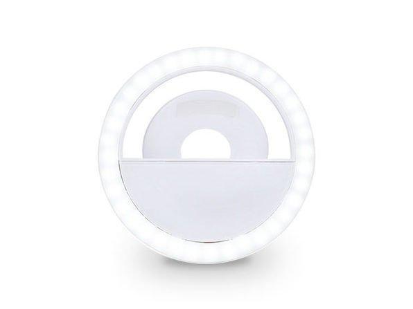 Clip On Smartphone LED Selfie Ring Light