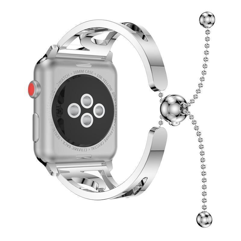 Apple Watch Band Women Stainless Steel Adjustable Watchband Strap Luxury Jewelry For Iwatch 1 2 3