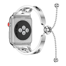 Load image into Gallery viewer, Apple Watch Band Women Stainless Steel Adjustable Watchband Strap Luxury Jewelry For Iwatch 1 2 3