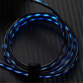 Cool LED  Light Flow Micro USB Cable