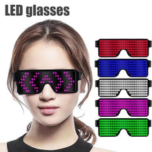 Load image into Gallery viewer, Flash Rechargeable Luminous LED  Light Glasses
