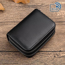 Load image into Gallery viewer, RFID Genuine Leather Card Holder