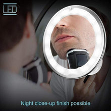 Load image into Gallery viewer, 360° Flexible Light Up 10X Magnification Makeup Mirror