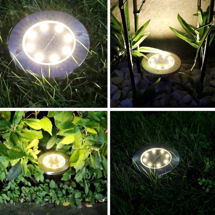 Solar Powered LED Path Light