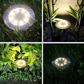 Solar Powered LED Path Light