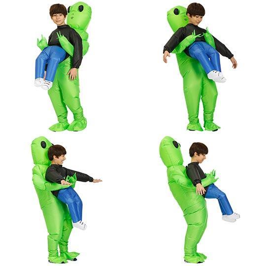 Alien Pick Me Up Inflatable Blow Up Costume-Free Shipping Today