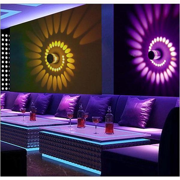 LED Patterned Wall Lamp