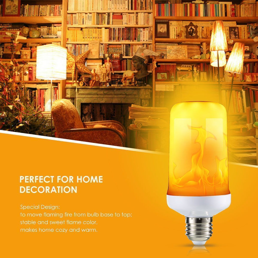 LED Flicker Flame Effect Simulated Nature Fire Light Bulb