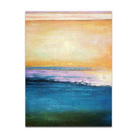 Sunset and At high tide