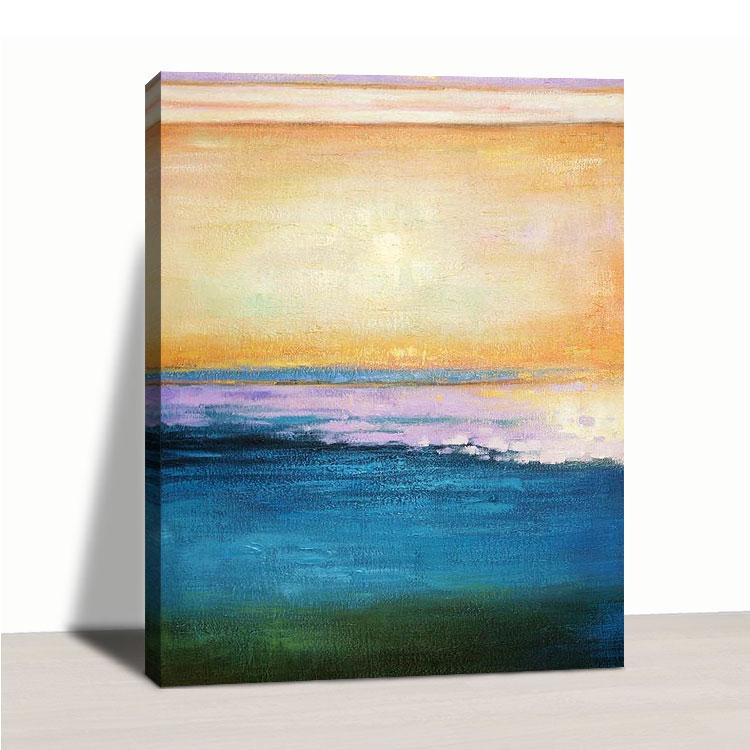 Sunset and At high tide