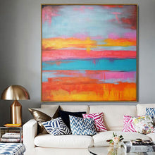 Load image into Gallery viewer, Lake living room mural, wall art