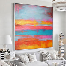 Load image into Gallery viewer, Lake living room mural, wall art