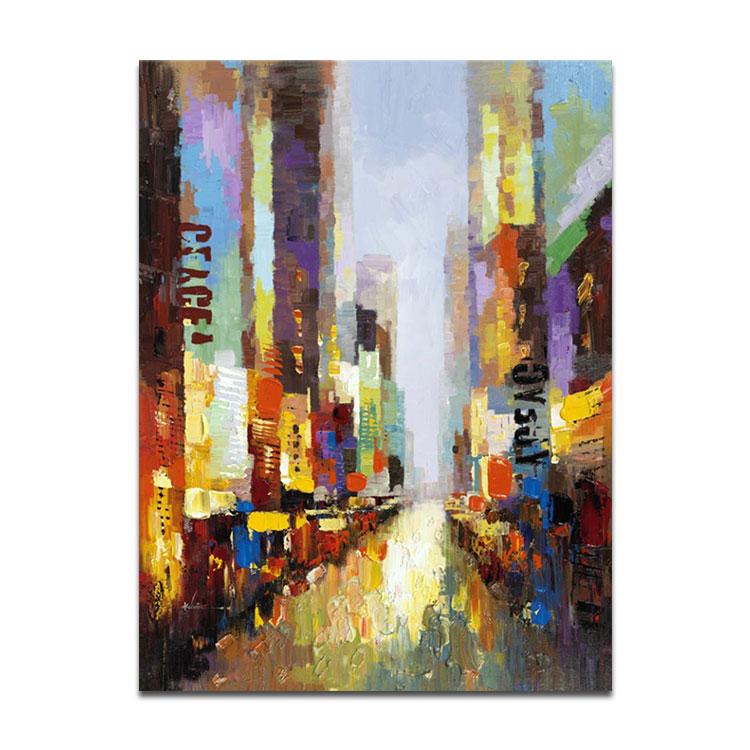 City streets late at night
