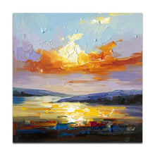 Load image into Gallery viewer, Sunrise scenery oil painting