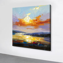 Load image into Gallery viewer, Sunrise scenery oil painting