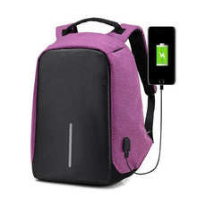 Load image into Gallery viewer, USB Charging Anti-Theft Backpack