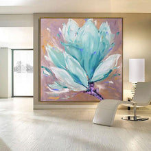 Load image into Gallery viewer, Large hand-painted paintings with blooming flowers