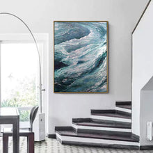 Load image into Gallery viewer, The wind blew the waves