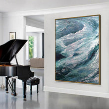 Load image into Gallery viewer, The wind blew the waves