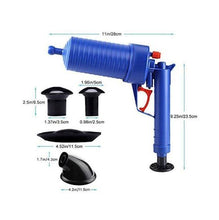 Load image into Gallery viewer, Air Powered High Pressured Drain Plunger Pump for Sink Bath Toilets
