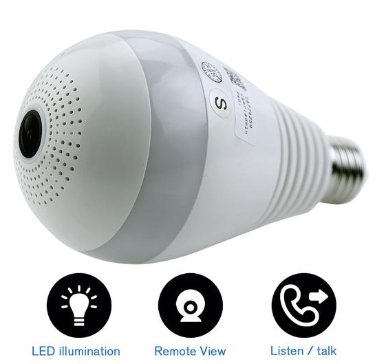 Secret HD Camera Light Bulb