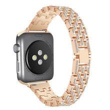 Load image into Gallery viewer, Luxury Crystal Metal Wristband For Apple watch