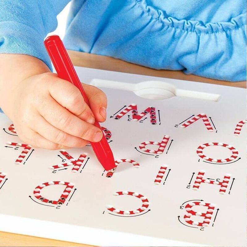 Magnetic Digital Alphabet Drawing Board Magnatab with Stylus Pen
