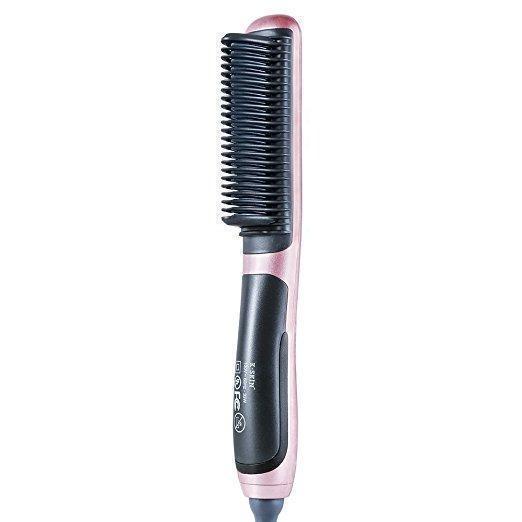 K-SKIN Tourmaline Ceramic Hair Straightener Straightening Brush Comb 60% OFF TODAY !!