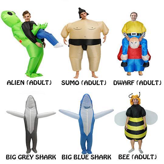 Alien Pick Me Up Inflatable Blow Up Costume-Free Shipping Today