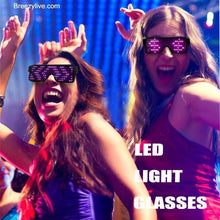 Load image into Gallery viewer, Flash Rechargeable Luminous LED  Light Glasses