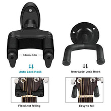 Load image into Gallery viewer, Gravity Auto Lock Guitar Hanger
