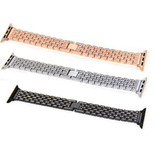 Load image into Gallery viewer, Luxury Crystal Metal Wristband For Apple watch