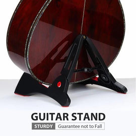 Folding A-Frame Electric Acoustic Bass Guitar Floor Stand Holder