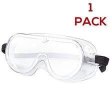 Load image into Gallery viewer, Carfia Safety Glasses with Clear Anti Fog Scratch Resistant Wrap-Around Lenses, No-Slip Grips for Construction, Shooting, Lab Work, and More!