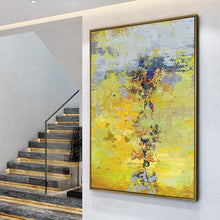Load image into Gallery viewer, Gold foil painting,Gold wall art,Gold painting