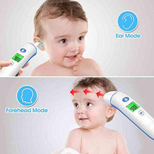 Load image into Gallery viewer, Upgraded Baby Thermometer, Digital Medical Forehead and Ear Thermometer, Kid and Adult Thermometer for Fever, Accurate Reading Infant Infrared Temporal Thermometer for Body, Surface and Room