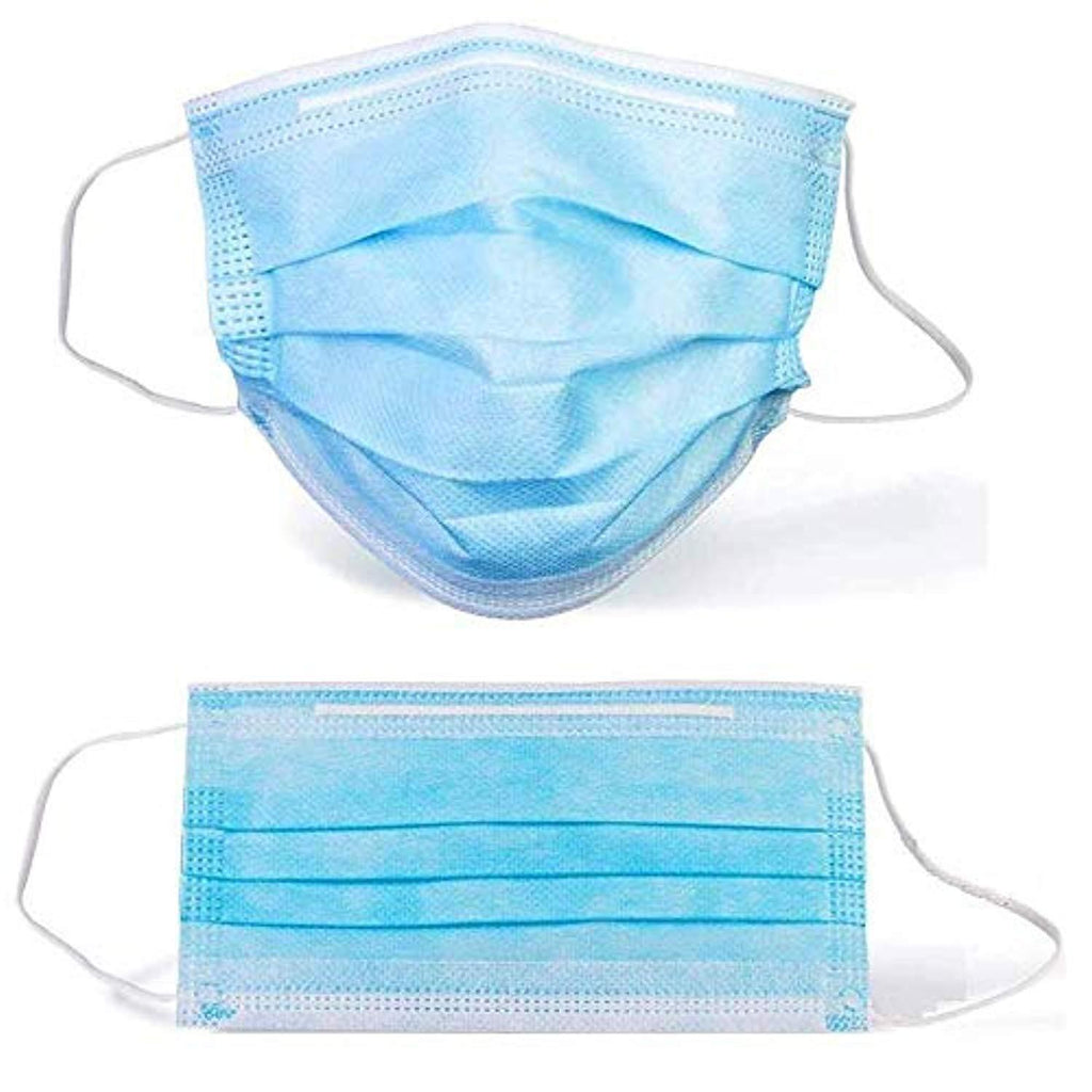 Face Masks with Earloops - 10Pack - Disposable Face Mouth Mask Dust Protective Face Mask Dust Filter Mouth Cover - Protect Yourself from Pollution, Dust, Germs and Pollen