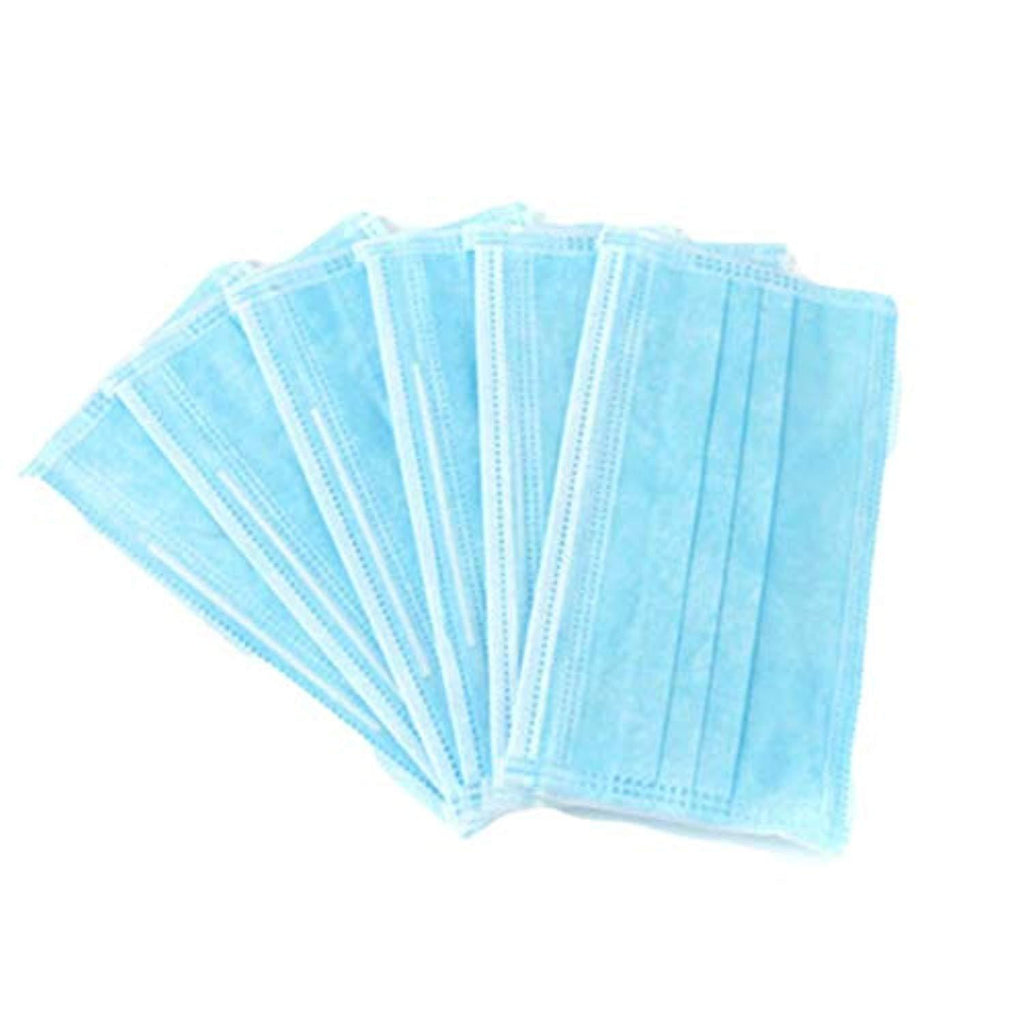 50 PCS Disposable Medical Mask Anti Dust Breathable Antiviral Earloop Face Mask, Comfortable Sanitary Surgical Mask Thick 3-Layer