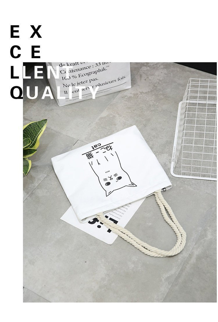 Kitten canvas bag