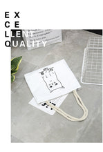 Load image into Gallery viewer, Kitten canvas bag