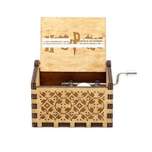 Load image into Gallery viewer, Hand Crank Wooden Music Box