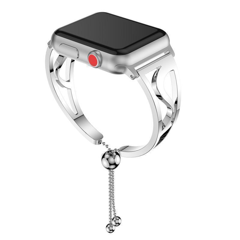 Apple Watch Band Women Stainless Steel Adjustable Watchband Strap Luxury Jewelry For Iwatch 1 2 3
