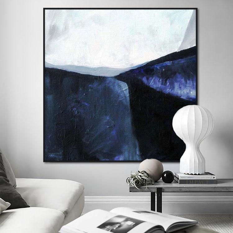 The valley in the moonlight