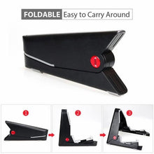 Load image into Gallery viewer, Folding A-Frame Electric Acoustic Bass Guitar Floor Stand Holder
