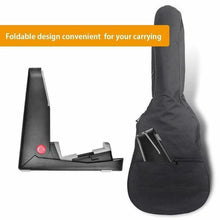 Load image into Gallery viewer, Folding A-Frame Electric Acoustic Bass Guitar Floor Stand Holder