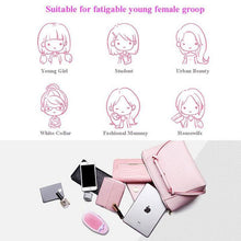 Load image into Gallery viewer, Mini Portable Electric Ionic Detangling Comb Hair Brush Massager for Women