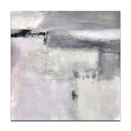 Dreamy abstract painting of distant places