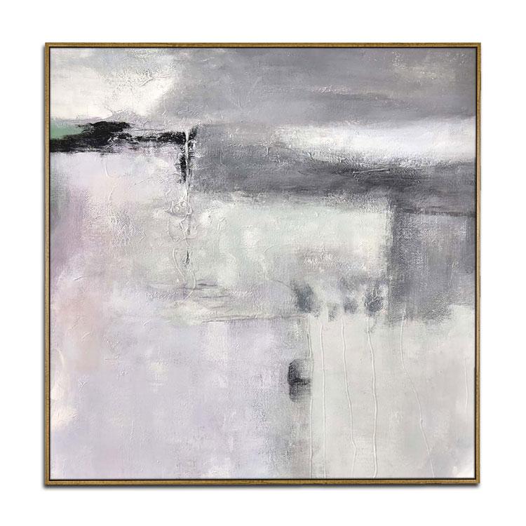 Dreamy abstract painting of distant places