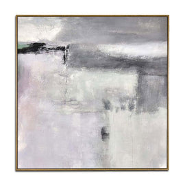 Dreamy abstract painting of distant places