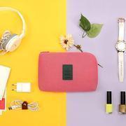 Load image into Gallery viewer, Multi-functional Fashion Digital Data Cable Earphone Holder Organizer Cosmetic Bag